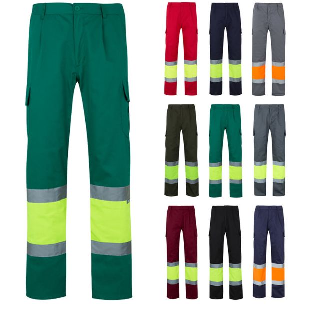 tweekleurige keperbroek maten: s-3xl