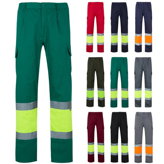 tweekleurige keperstof broek maat 4xl-5xl