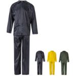 regenpak tweedelig van polyester maten:m-3xl