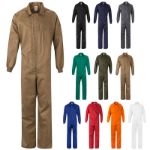 twill jumpsuit (200g/m2) van katoen maten: 48-72