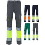 tweekleurige stretchbroek maat s-3xl