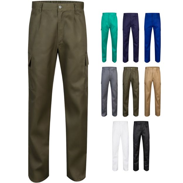 multi-pocket keperstof broek (190g/m2) maten:36-60