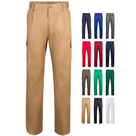 multi-pocket keperstof broek maten: 34-64