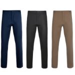 uniseks stretch chinobroek maten: 34-56