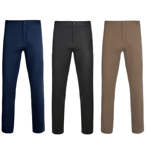 uniseks stretch chinobroek maten: 34-56