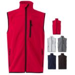 softshell vest met polaire voering maten: xs-3xl