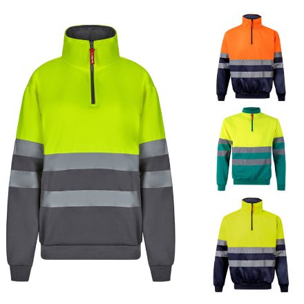 tweekleurig sweatshirt maat 4 xl-5xl