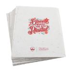 leaflet a6 bloemzaadjes papier 200 gr