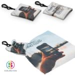 sleutelhanger microvezel schoonmaakdoekje