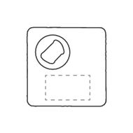 tampondruk (45 x 25 mm)