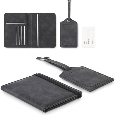 paspoort en bagagelabel set