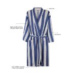 vinga ornos grs katoenen hamam badjas l/xl