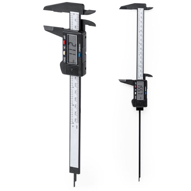 schuifmaat met digitale en analoge meetmodus shel