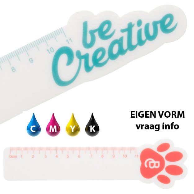 liniaal met custom made bovenstuk