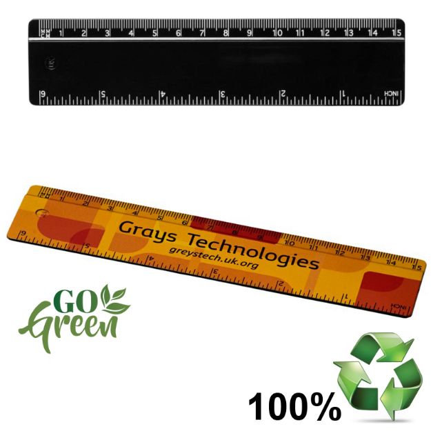 terran 15 cm liniaal van 100% gerecycled