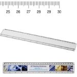 ellison 30 cm kunststof liniaal met papieren inlay