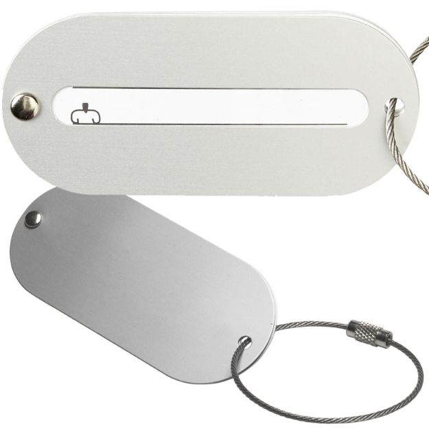 aluminium bagagelabel isa