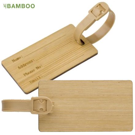 bamboe bagagelabel shawn