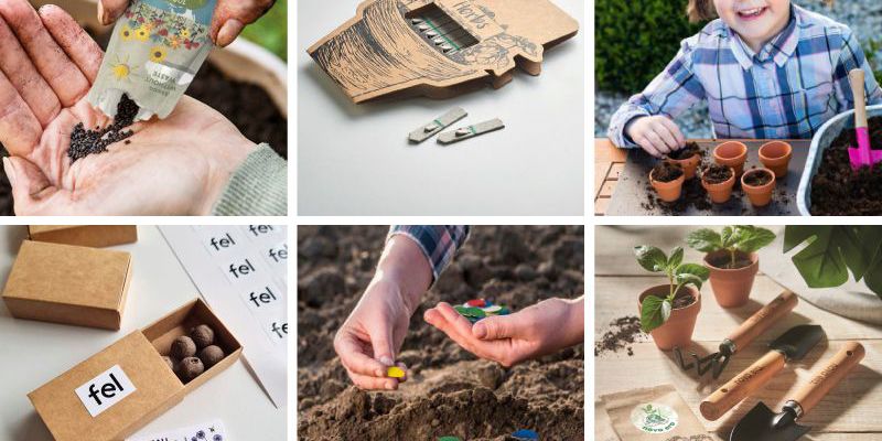 Plasticvrije zakjes met plantzaadjes