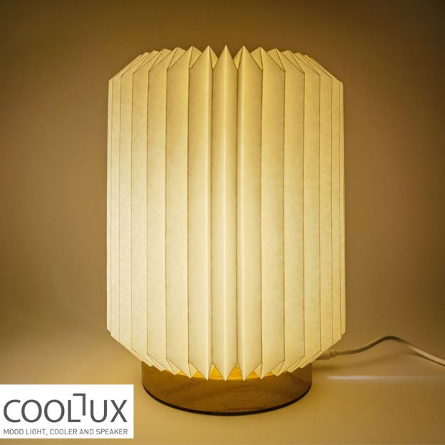 coollux vouwbare paper led lamp aurora