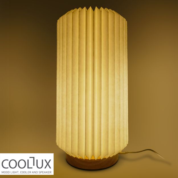 coollux vouwbare paper led lamp aurora tall