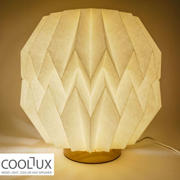 coollux opvouwbare origami-geinspireerde lamp