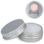 lipbalm rond gerecycled aluminium blikje