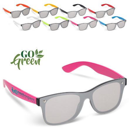 justin r-pc zonnebril met spiegel uni-lens uv400