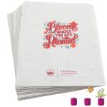 leaflet a6 bloemzaadjes papier 200 gr