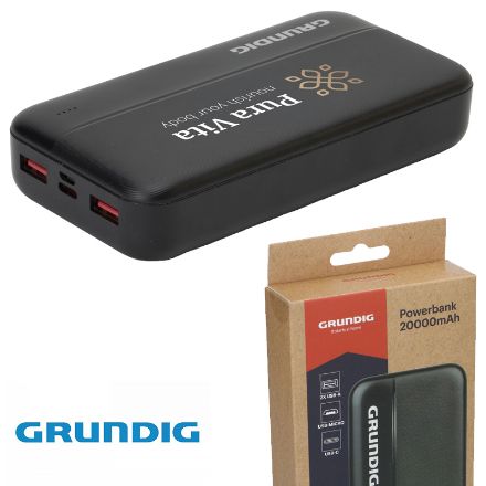 grundig powerbank 20000 oplader