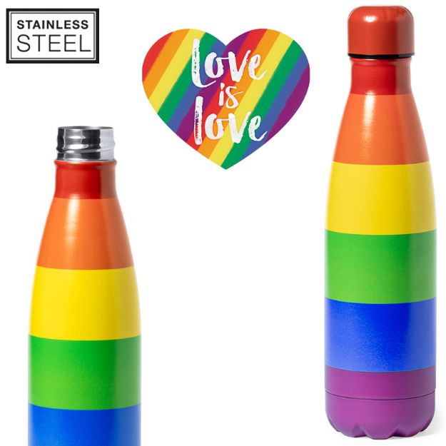 regenboog drinkfles jedet rvs 790 ml