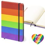 regenboog notitieblokje locomix harde kaft