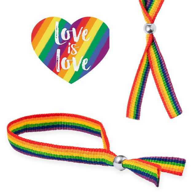 regenboog festival armband jabisk