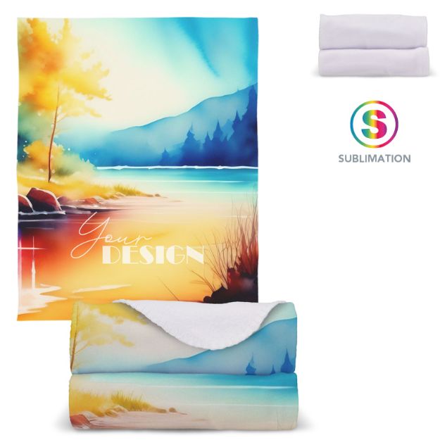 polar fleece deken sublimation 120x150 cm