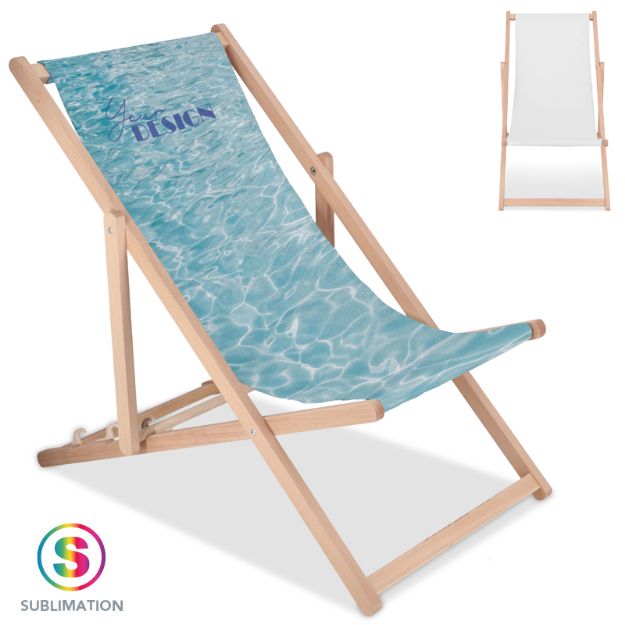 vouwbare strandstoel sublimatie custom