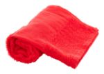 katoenen badstof handdoek - 30 x 50 cm terry s - rood