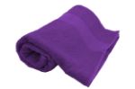 katoenen badstof handdoek - 70 x 140 cm terry l - paars