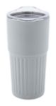 thermosbeker streaky tall 600 ml - wit