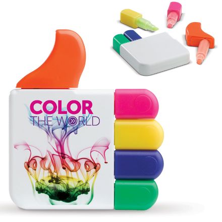 markeerstift like met 5 markeerkleuren