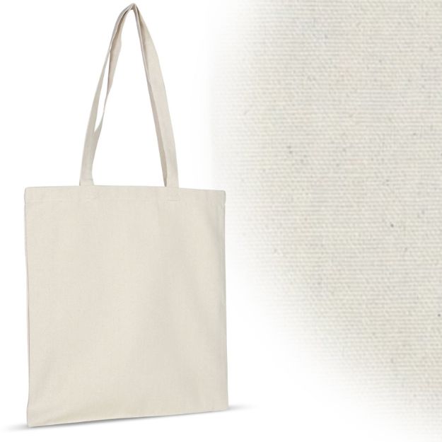 schoudertas katoen ecru oeko-tex lang 220g/m2