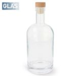 glazen waterfles 1 liter