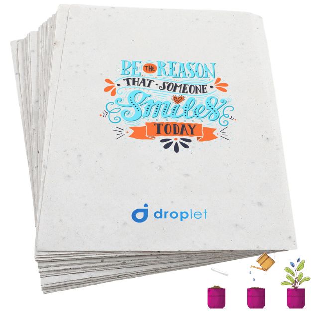 leaflet a5 zaad papier 80 gr