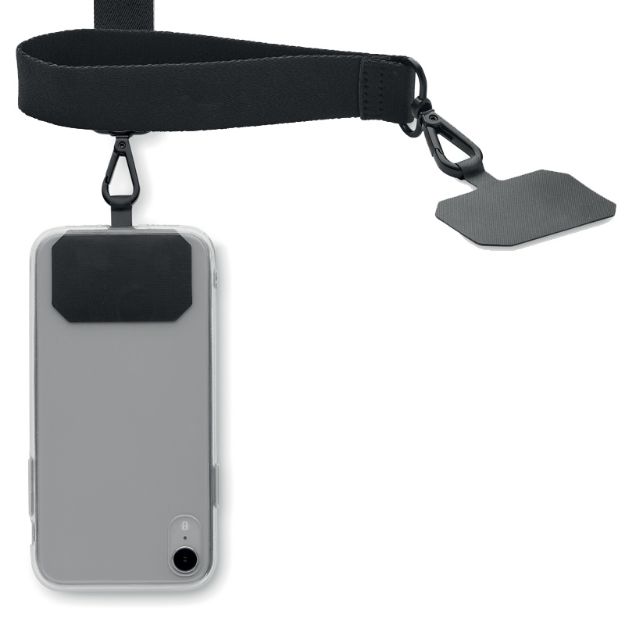 polsband met telefoonhouder