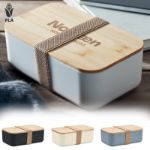 pla maïs lunchdoos met bamboe deksel 1000 ml