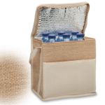 jute en canvas koeltas 3 liter