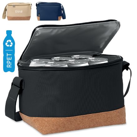 600d rpet koeltas met kurken bodemm 5 liter