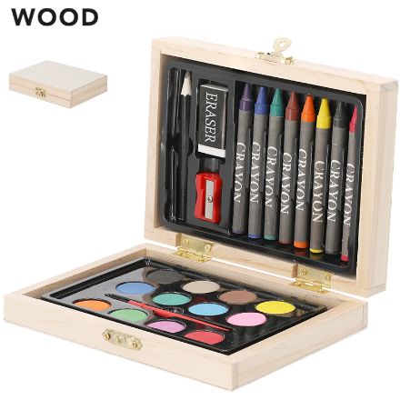 houten kleuretui 24 stuks lidner