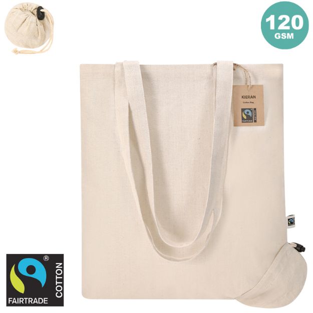 opvouwbare tas kieran fairtrade