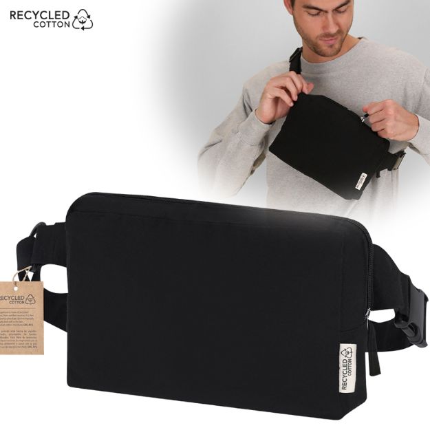 heuptas schoudertas recycled canvas koban