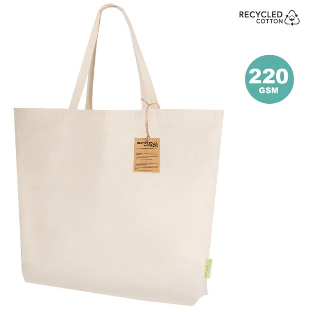 tas recycled katoen 220 gr/m2 todar
